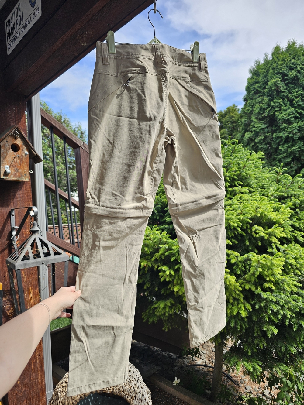MEC Womens Classic Khaki pants, Detachable Shorts - Picture 4 of 5